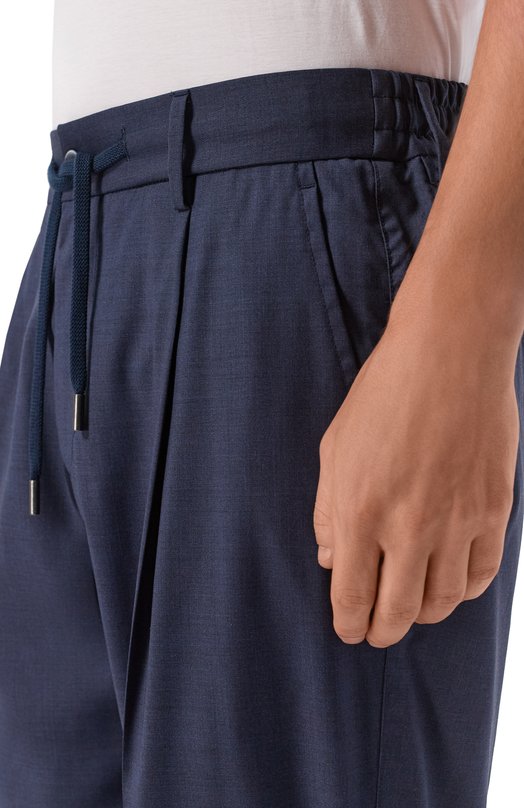 Шерстяные брюки Capobianco 20M808.UN00. Синий  20M808.UN00. Фото 5