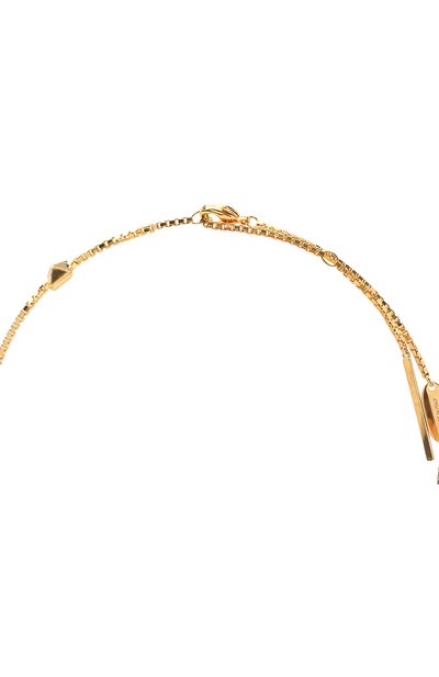 Колье VALENTINO золотого цвета по цене 119500 руб., арт. UW2J0G34/MET, фото 3 Колье VALENTINO, арт. UW2J0G34/MET, фото 3