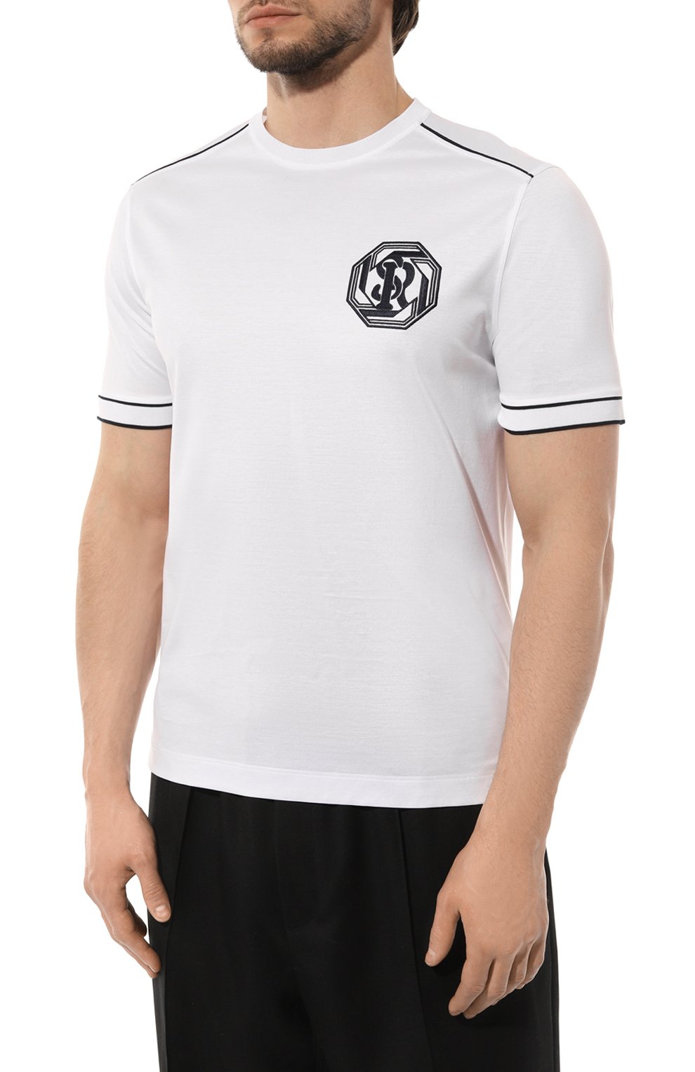 Хлопковая футболка STEFANO RICCI, арт. K111031G10/T24152, фото 3