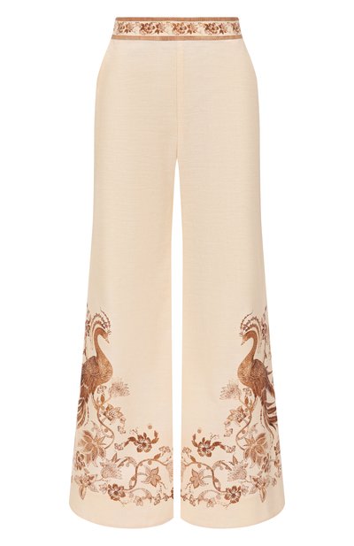 Женские хлопковые брюки ZIMMERMANN, арт. 3416PSS253