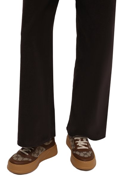 Комбинированные кеды chunky b GUCCI, арт. 676092/UPG20, фото 3