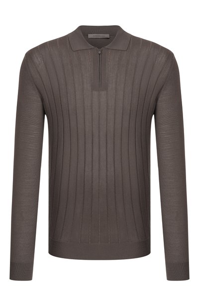 Мужская поло из шерсти и шелка CORNELIANI, арт. 28M563/2A25101
