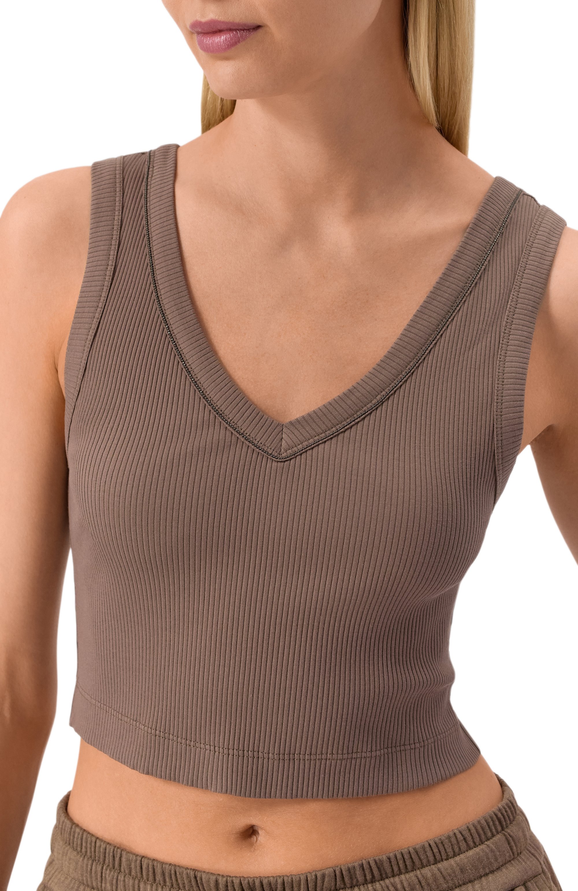 Хлопковая майка BRUNELLO CUCINELLI, арт. MG902FP102, фото 5