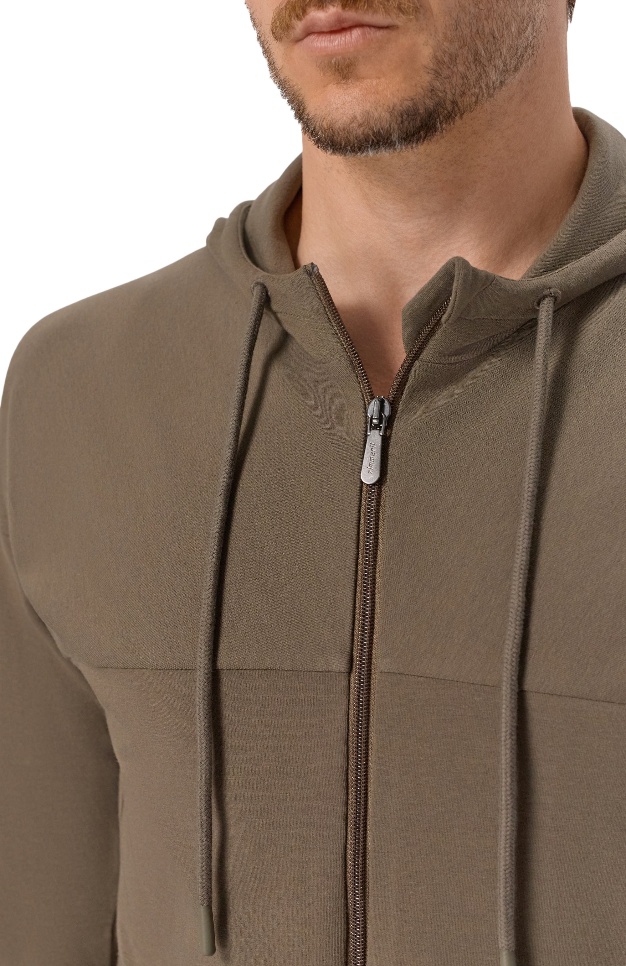 Толстовка ZIMMERLI хаки цвета по цене 35650 руб., арт. 1362-43704, фото 5 Толстовка ZIMMERLI, арт. 1362-43704, фото 5
