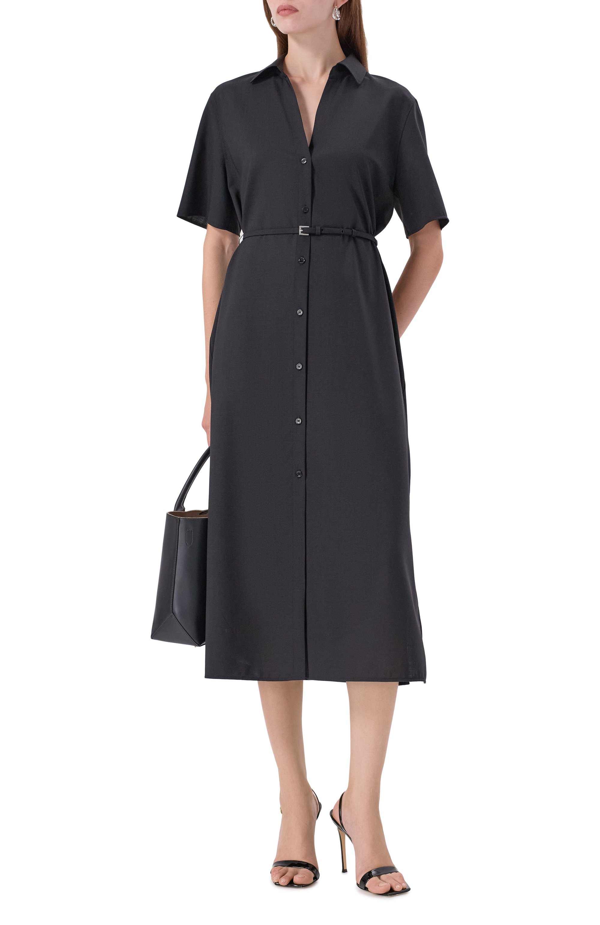 Шерстяное платье BOSS, арт. 50546632, фото 2