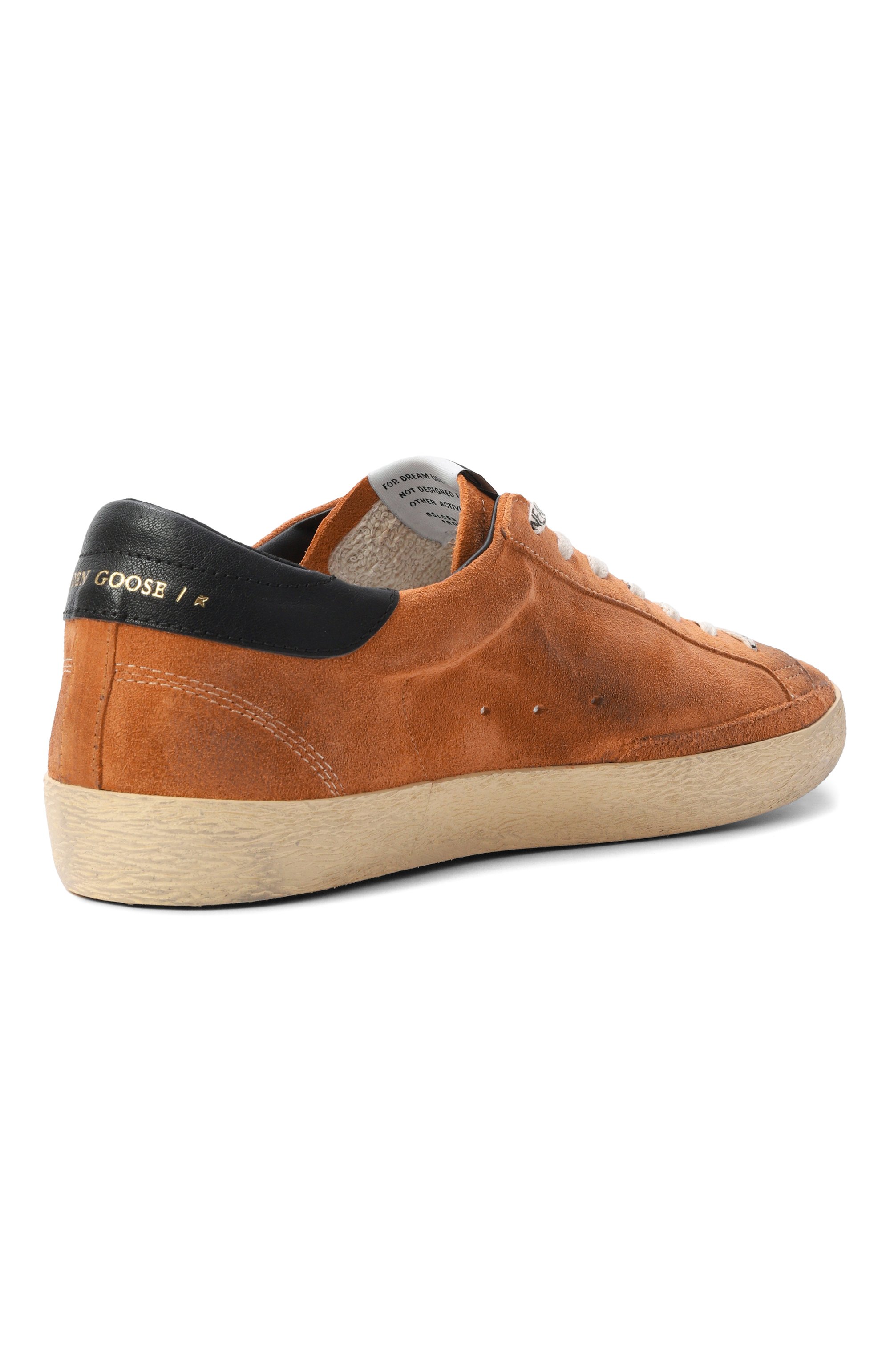 Замшевые кеды super-star GOLDEN GOOSE DELUXE BRAND коричневого цвета по цене 72650 руб., арт. GMF00101.F008752, фото 4 Замшевые кеды super-star GOLDEN GOOSE DELUXE BRAND, арт. GMF00101.F008752, фото 4