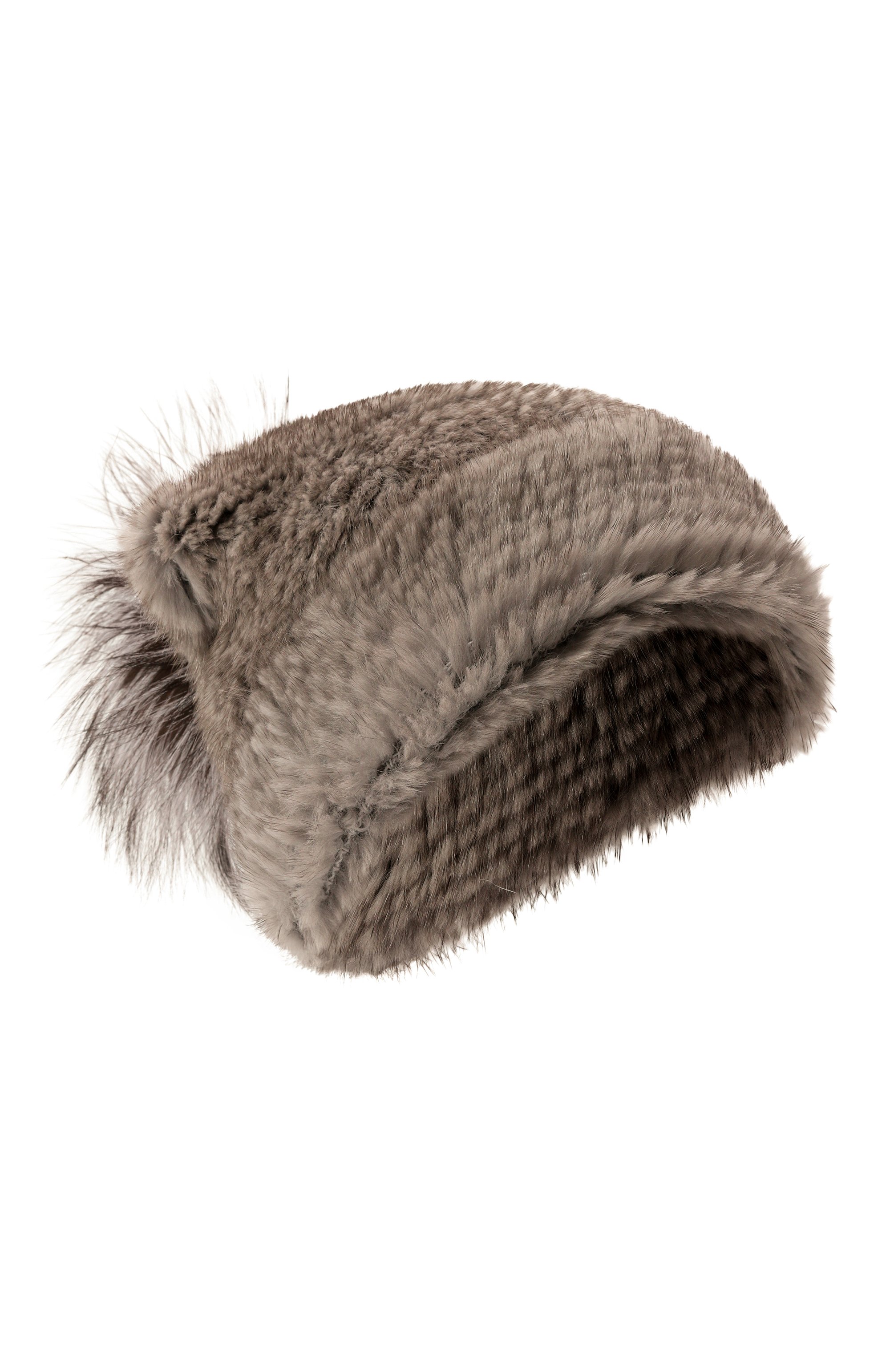 Меховая шапка из норки и лисы VICTORIA KUSENKOVA, арт. 050650010205, фото 1