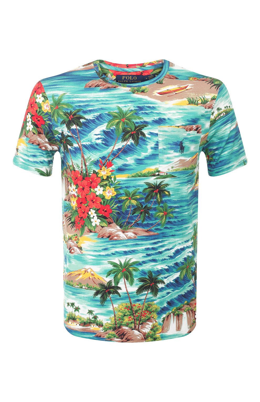 Хлопковая футболка  POLO RALPH LAUREN, арт. 710740899, фото 1