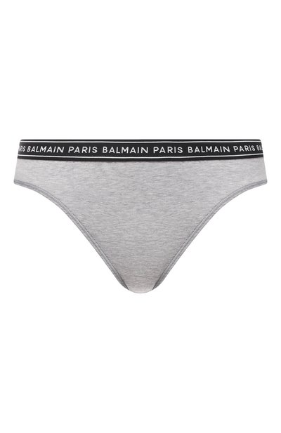 Женские хлопковые трусы-слипы BALMAIN, арт. BPL615140