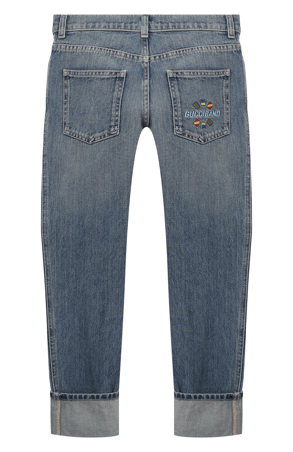 Джинсы GUCCI синего цвета по цене 37850 руб., арт. 431161/XDA4L, фото 2 Джинсы GUCCI, арт. 431161/XDA4L, фото 2