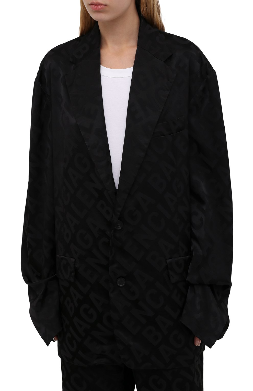 Жакет BALENCIAGA черного цвета по цене 209000 руб., арт. 671671/TI038, фото 3 Жакет BALENCIAGA, арт. 671671/TI038, фото 3