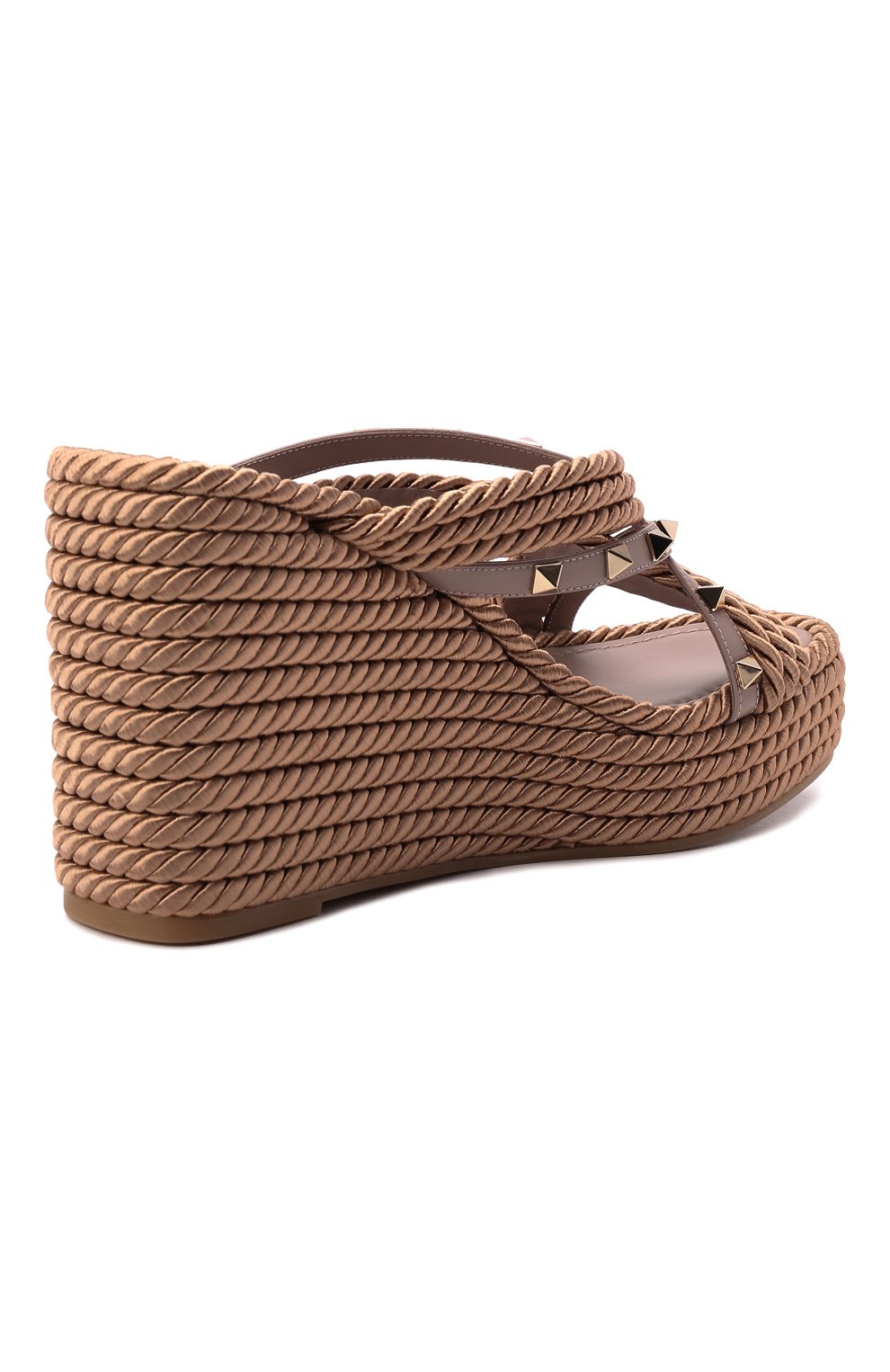 Кожаные сабо rockstud torchon VALENTINO, арт. XW2S0AX7/BAE, фото 5