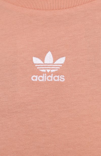Хлопковая футболка ADIDAS ORIGINALS розового цвета по цене 2130 руб., арт. H37883, фото 5 Хлопковая футболка ADIDAS ORIGINALS, арт. H37883, фото 5