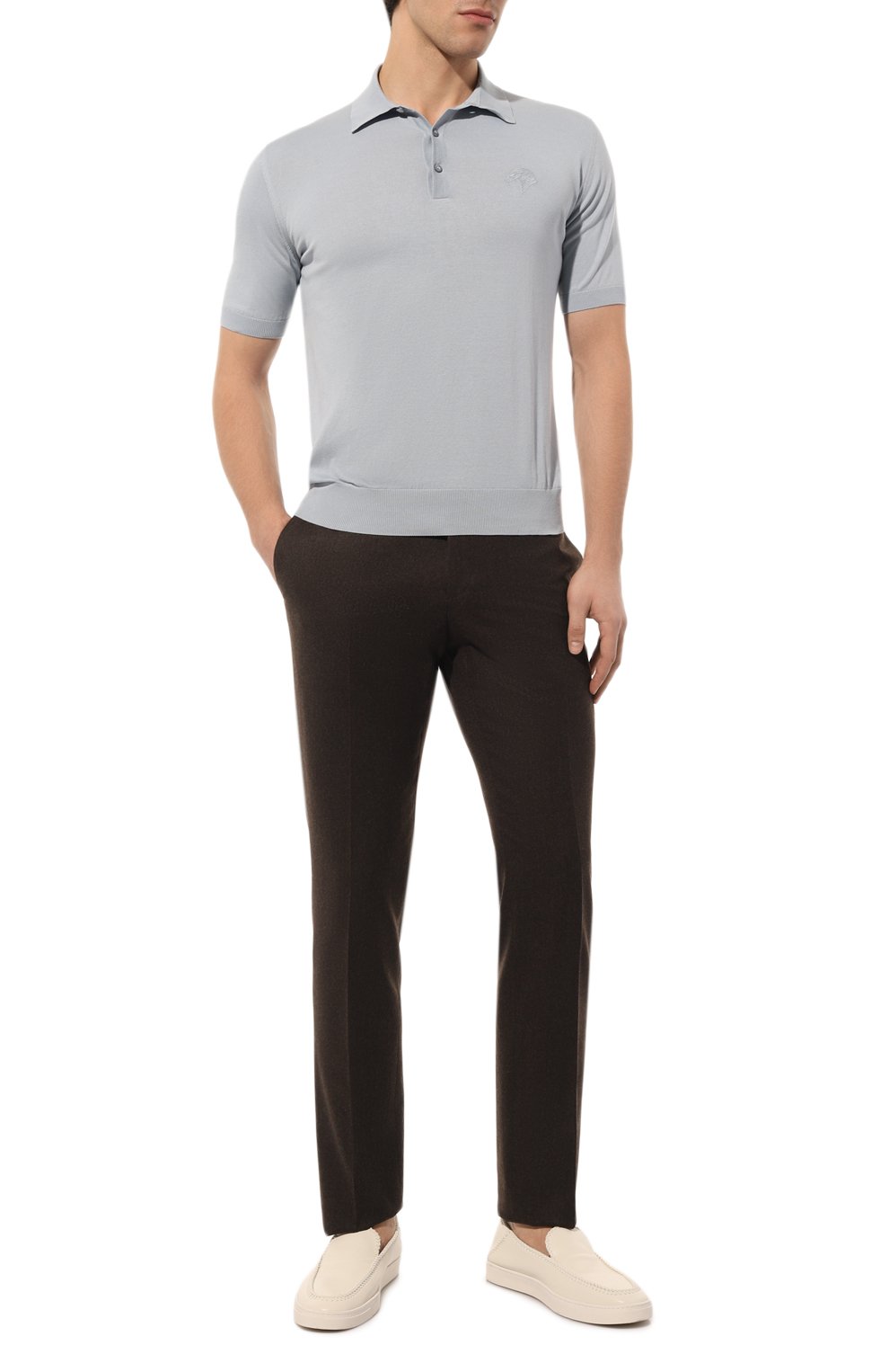 Хлопковое поло STEFANO RICCI, арт. K313030P13/F23145, фото 2