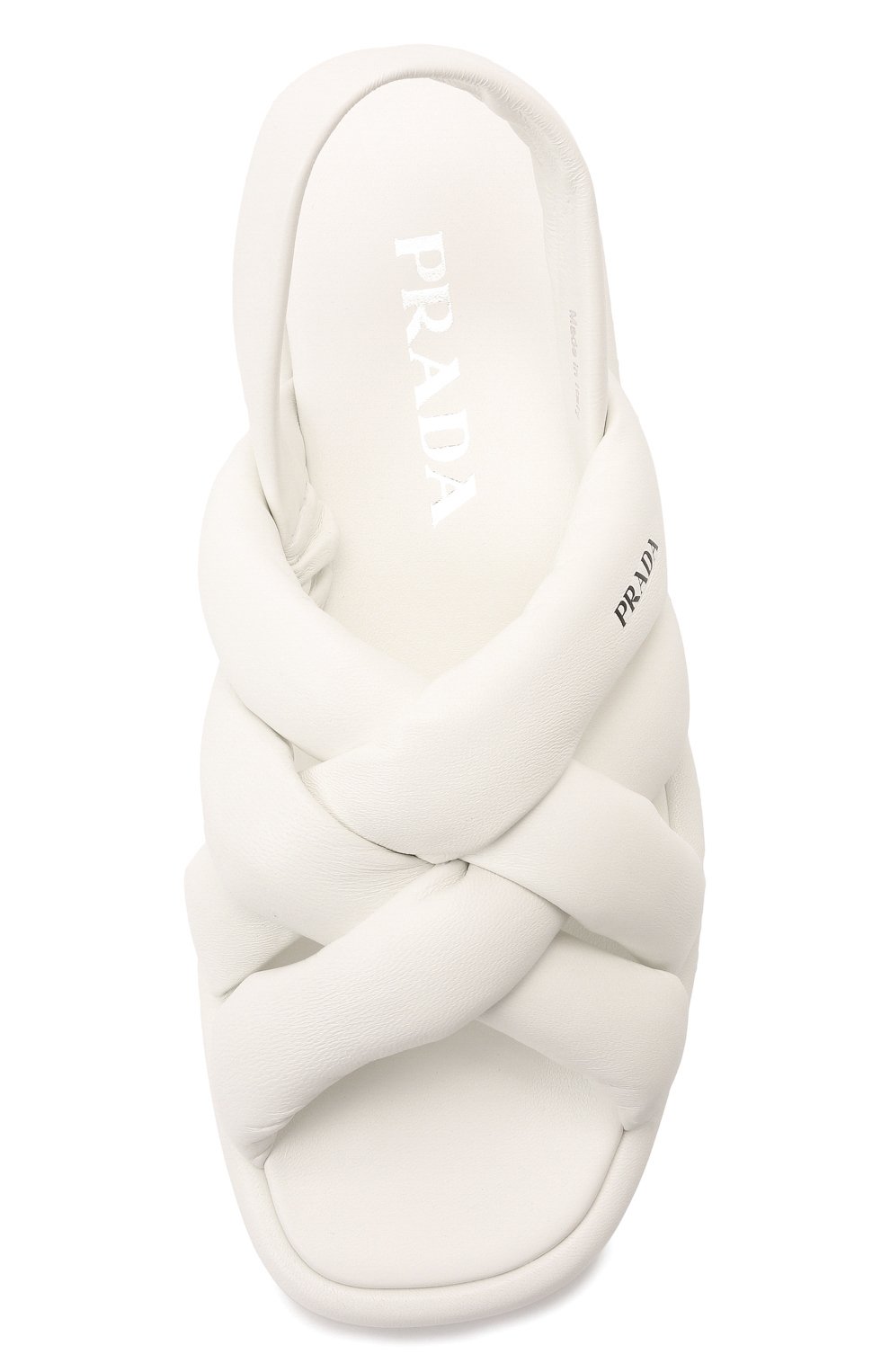 Кожаные сандалии PRADA, арт. 1XZ747-038-F0009-035, фото 6