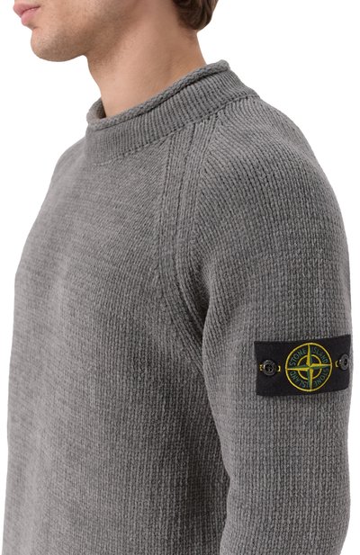 Хлопковый свитер STONE ISLAND, арт. 8115557A9, фото 5
