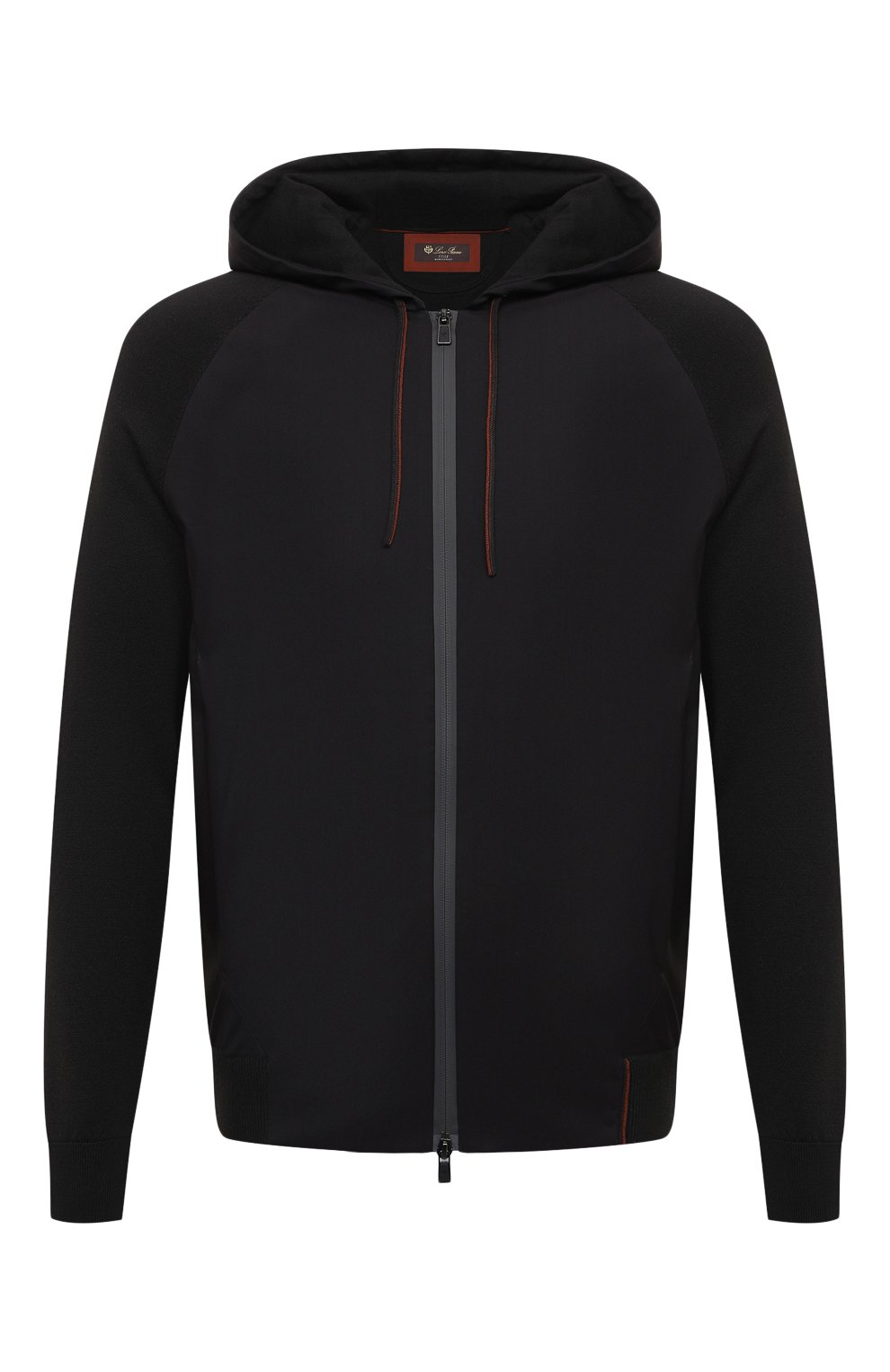 Толстовка LORO PIANA темно-серого цвета по цене 211500 руб., арт. FAL6916, фото 1 Толстовка LORO PIANA, арт. FAL6916, фото 1