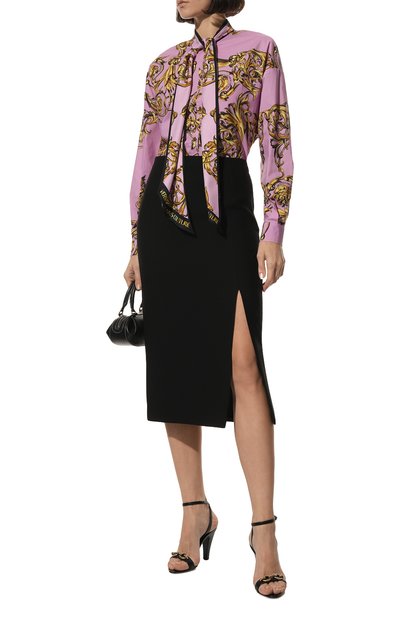 Хлопковая блузка VERSACE JEANS COUTURE, арт. 72HAL2A7/NS122, фото 2