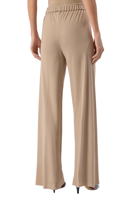 Шелковые брюки Giorgio Armani GW000859/TE10814 Бежевый  GW000859/TE10814 Фото 4