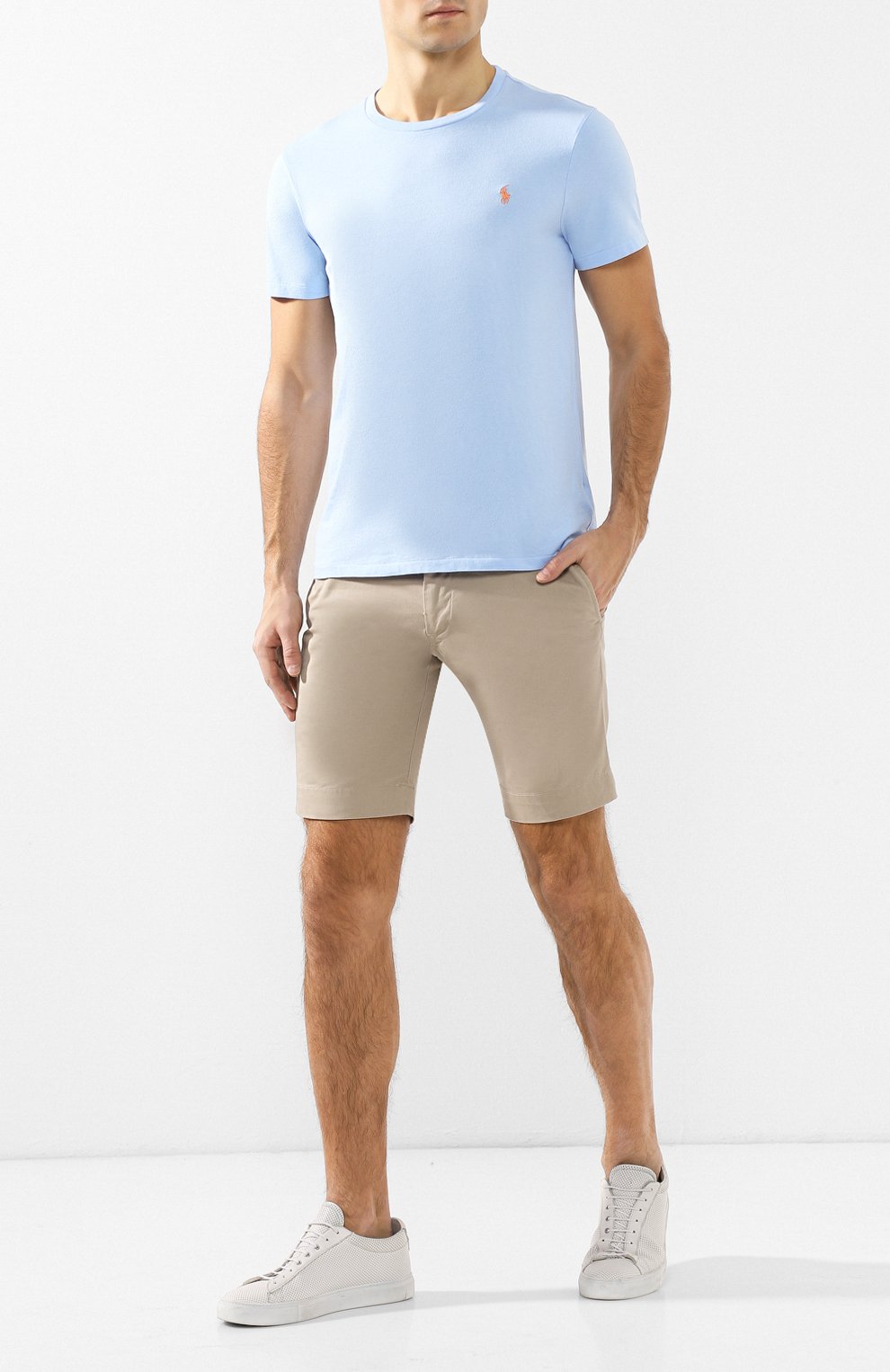 Хлопковая футболка  POLO RALPH LAUREN, арт. 710671438, фото 2