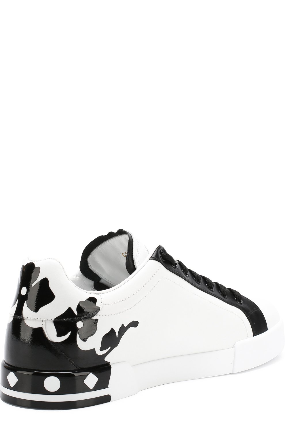 Кожаные кеды portofino на шнуровке DOLCE & GABBANA, арт. CS1612/AU455, фото 4