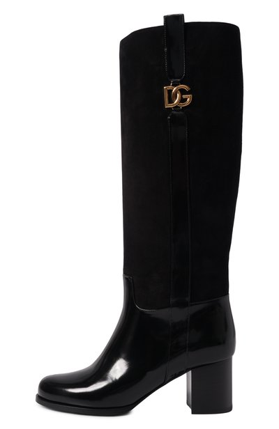 Комбинированные сапоги DOLCE & GABBANA, арт. CU1316/A3S68, фото 4