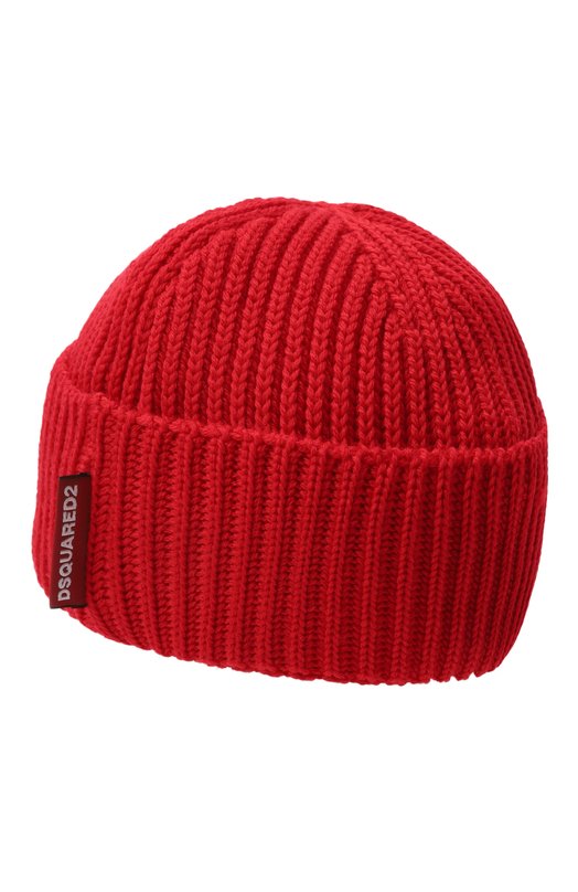Шерстяной комплект из шапки и шарфа Dsquared2 GBM0003/01W00001 Красный  GBM0003/01W00001 Фото 3