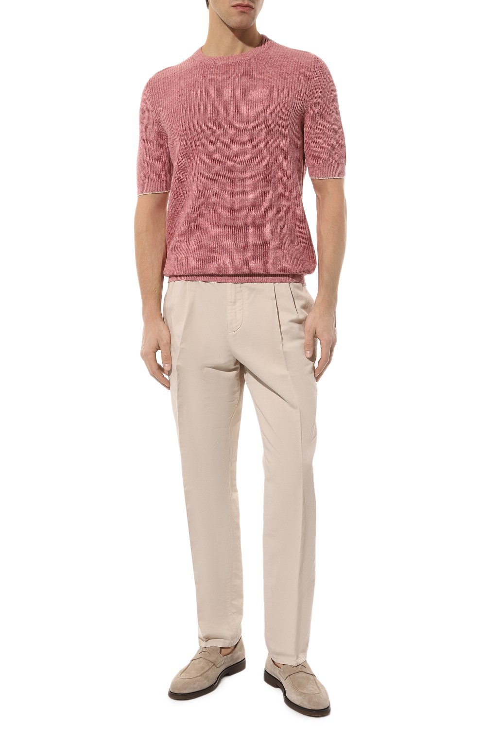 Джемпер изо льна и хлопка BRUNELLO CUCINELLI, арт. M2L70B2257, фото 2