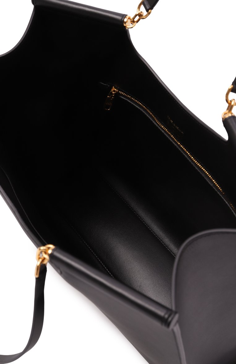 Женская сумка-тоут sicily shopper large DOLCE & GABBANA черного цвета, арт. BB7727/B7321 | Фото 5 (Материал: Натуральная кожа; Материал сплава: Проставлено; Размер: large; Драгоценные камни: Проставлено)