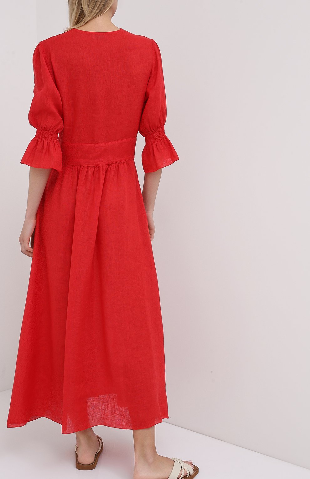 Льняное платье LA FABBRICA DEL LINO, арт. 00313, фото 4