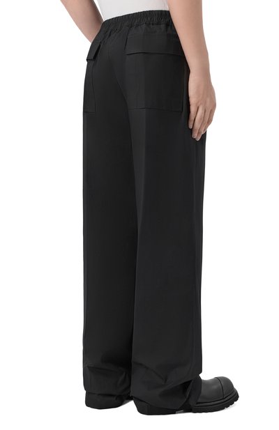 Хлопковые брюки RICK OWENS, арт. RU02F4378/TE, фото 4