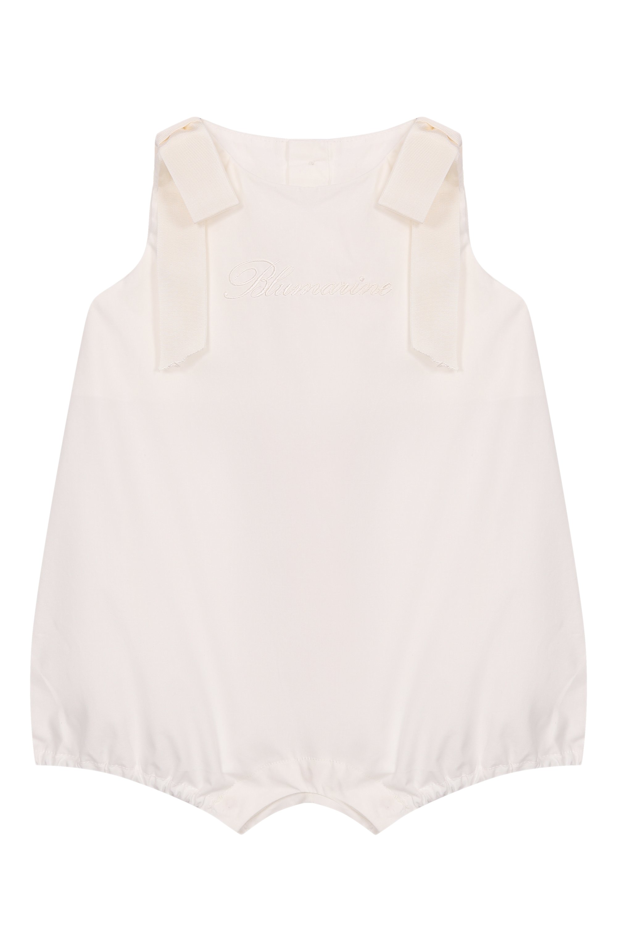 Хлопковый песочник BLUMARINE кремового цвета по цене 15450 руб., арт. BNPG0050/CA030, фото 1 Хлопковый песочник BLUMARINE, арт. BNPG0050/CA030, фото 1
