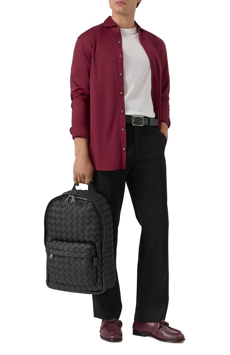 Кожаные лоферы astaire BOTTEGA VENETA, арт. 796445/V5DZ0, фото 1