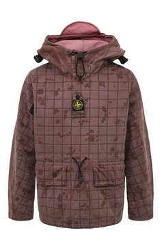 Мужская анорак STONE ISLAND бордового цвета, арт. 73154360 | Фото 1 (Кросс-КТ: Куртка, Ветровка; Рукава: Длинные; Материал сплава: Проставлено; Материал внешний: Вискоза; Драгоценные камни: Проставлено; Длина (верхняя одежда): Короткие; Стили: Кэжуэл)