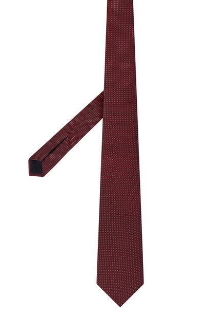Шелковый галстук ZILLI бордового цвета по цене 38600 руб., арт. CRAV02M0600VRH000, фото 3 Шелковый галстук ZILLI, арт. CRAV02M0600VRH000, фото 3
