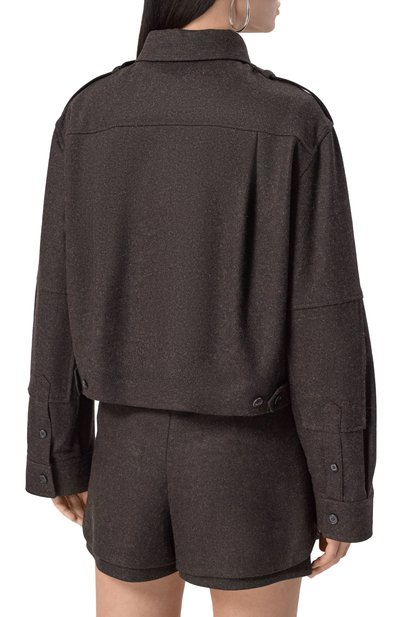 Рубашка из шерсти и кашемира JUUN.J коричневого цвета по цене 68800 руб., арт. JW4964W02, фото 4 Рубашка из шерсти и кашемира JUUN.J, арт. JW4964W02, фото 4