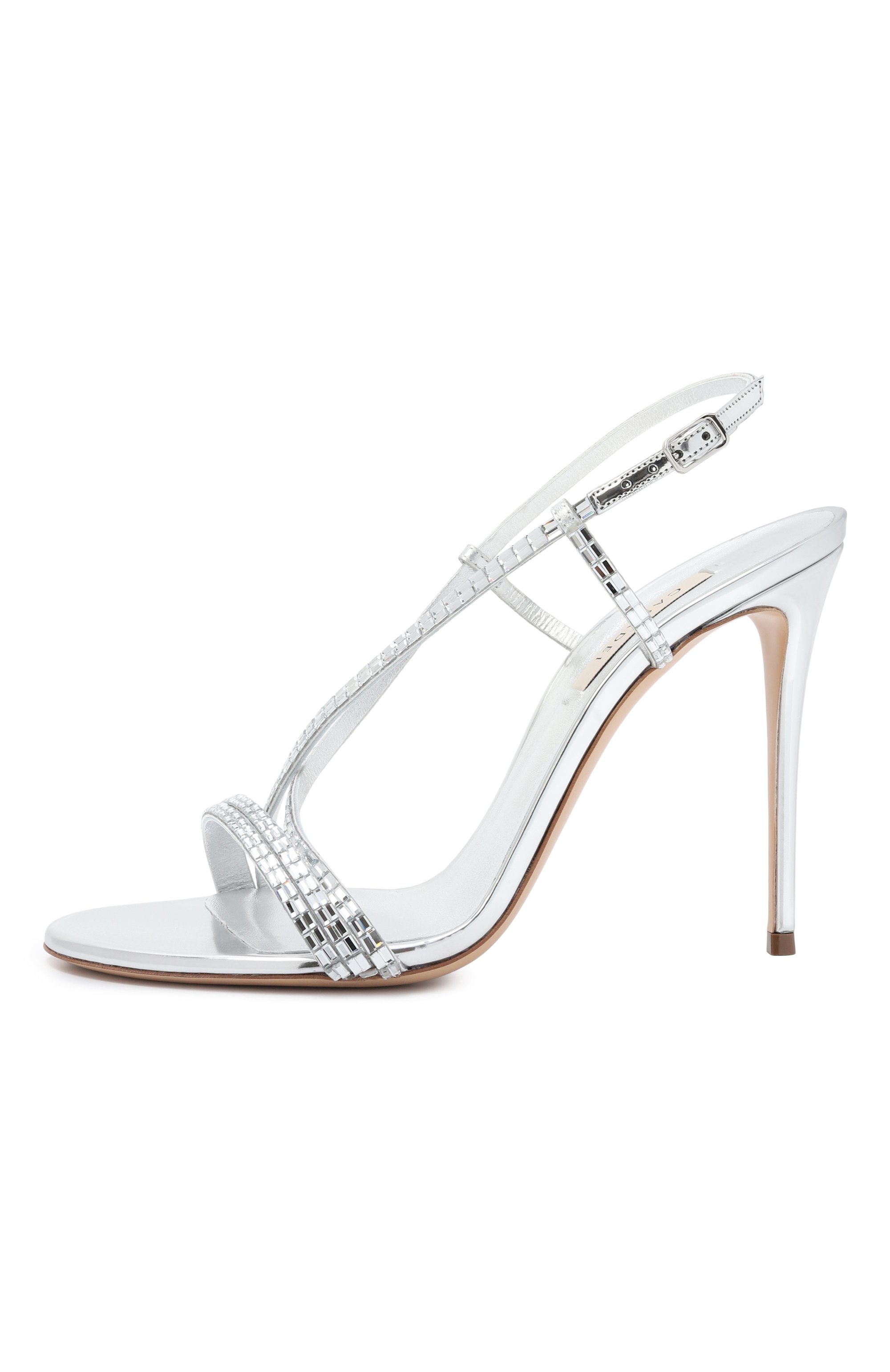 Босоножки starsway julia CASADEI серебряного цвета по цене 89950 руб., арт. 1L402A1001T0535, фото 4 Босоножки starsway julia CASADEI, арт. 1L402A1001T0535, фото 4