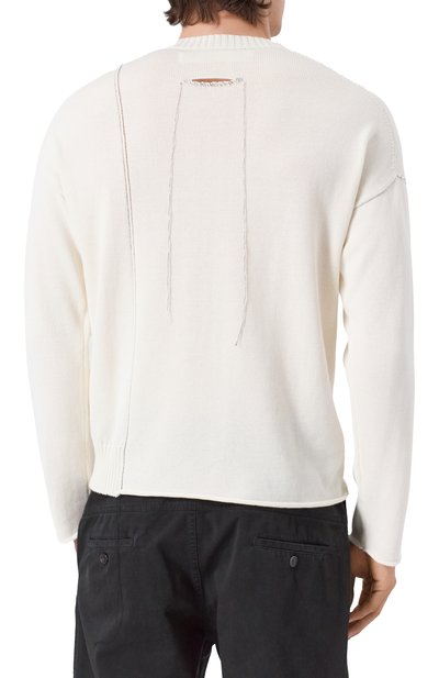 Хлопковый джемпер ISABEL BENENATO белого цвета по цене 59950 руб., арт. UK11S25, фото 4 Хлопковый джемпер ISABEL BENENATO, арт. UK11S25, фото 4