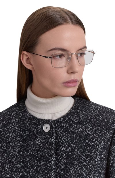 Оправа SAINT LAURENT серебряного цвета по цене 31000 руб., арт. SL 844 005, фото 3 Оправа SAINT LAURENT, арт. SL 844 005, фото 3