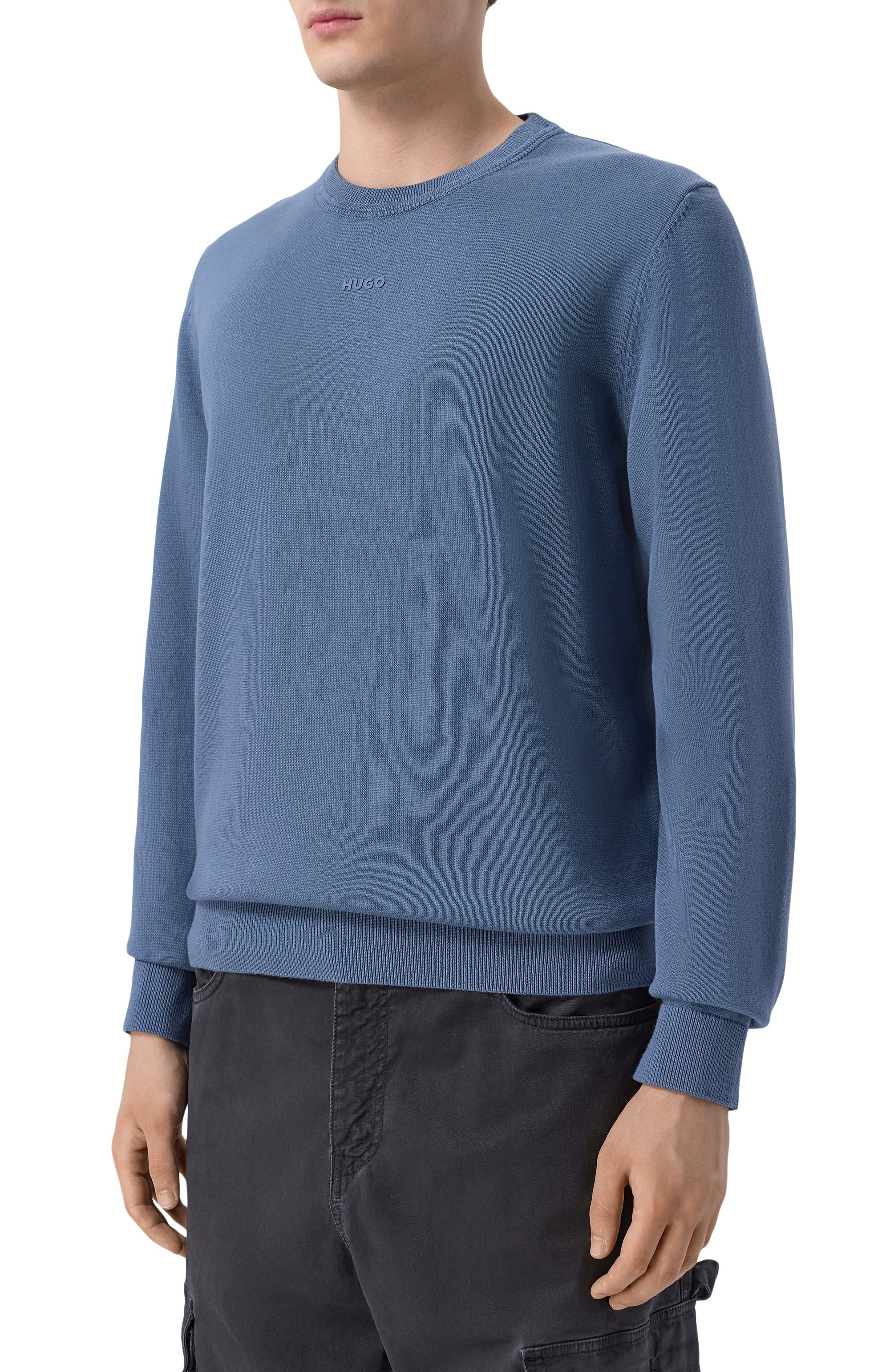 Хлопковый джемпер HUGO, арт. 50553588, фото 3