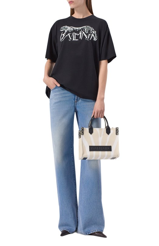 Сумка B-Army small Balmain FN0FE818/TCZQ Бежевый  FN0FE818/TCZQ Фото 7