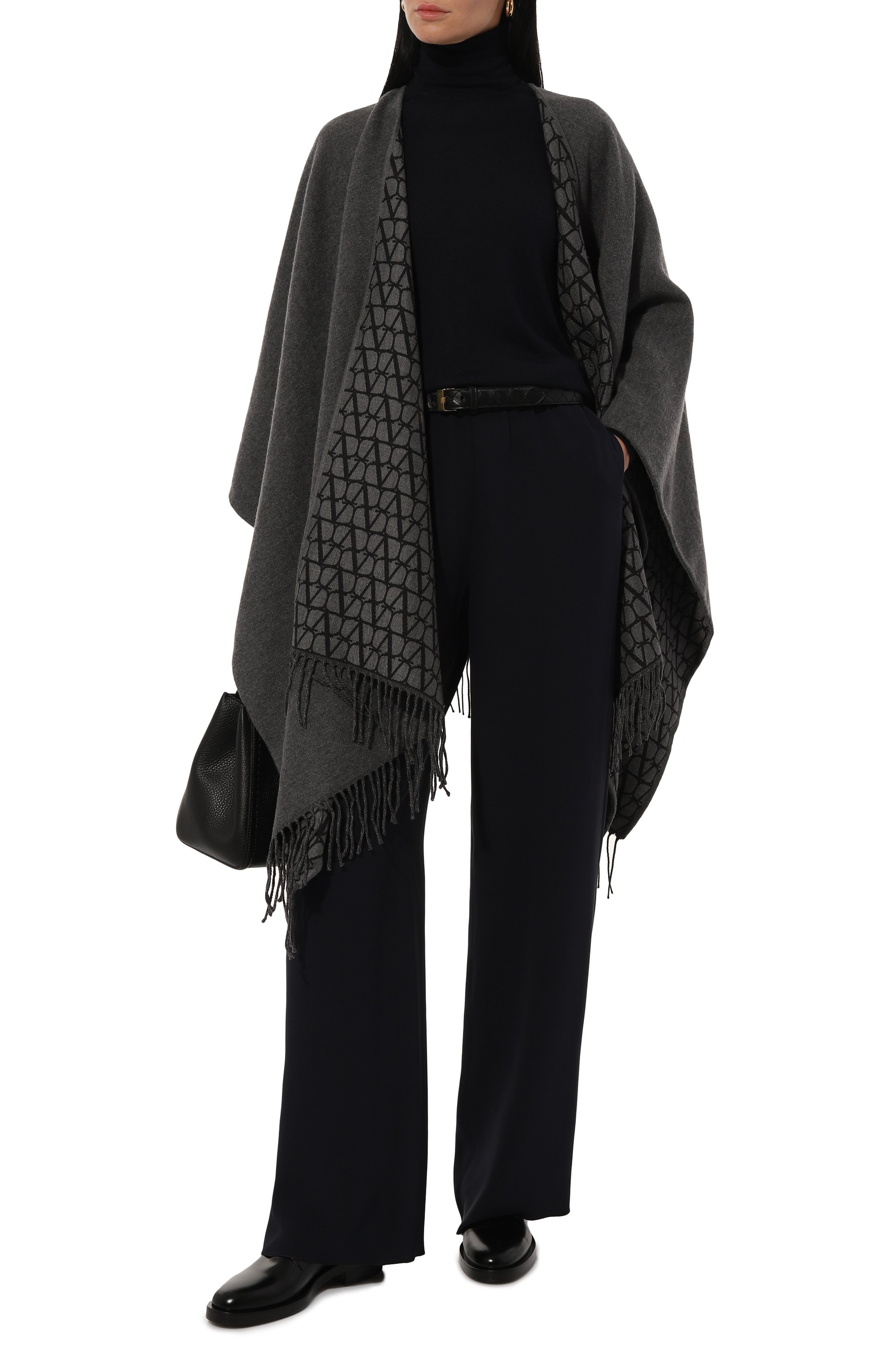 Шелковые брюки VALENTINO, арт. 5B3RB4551MM, фото 2