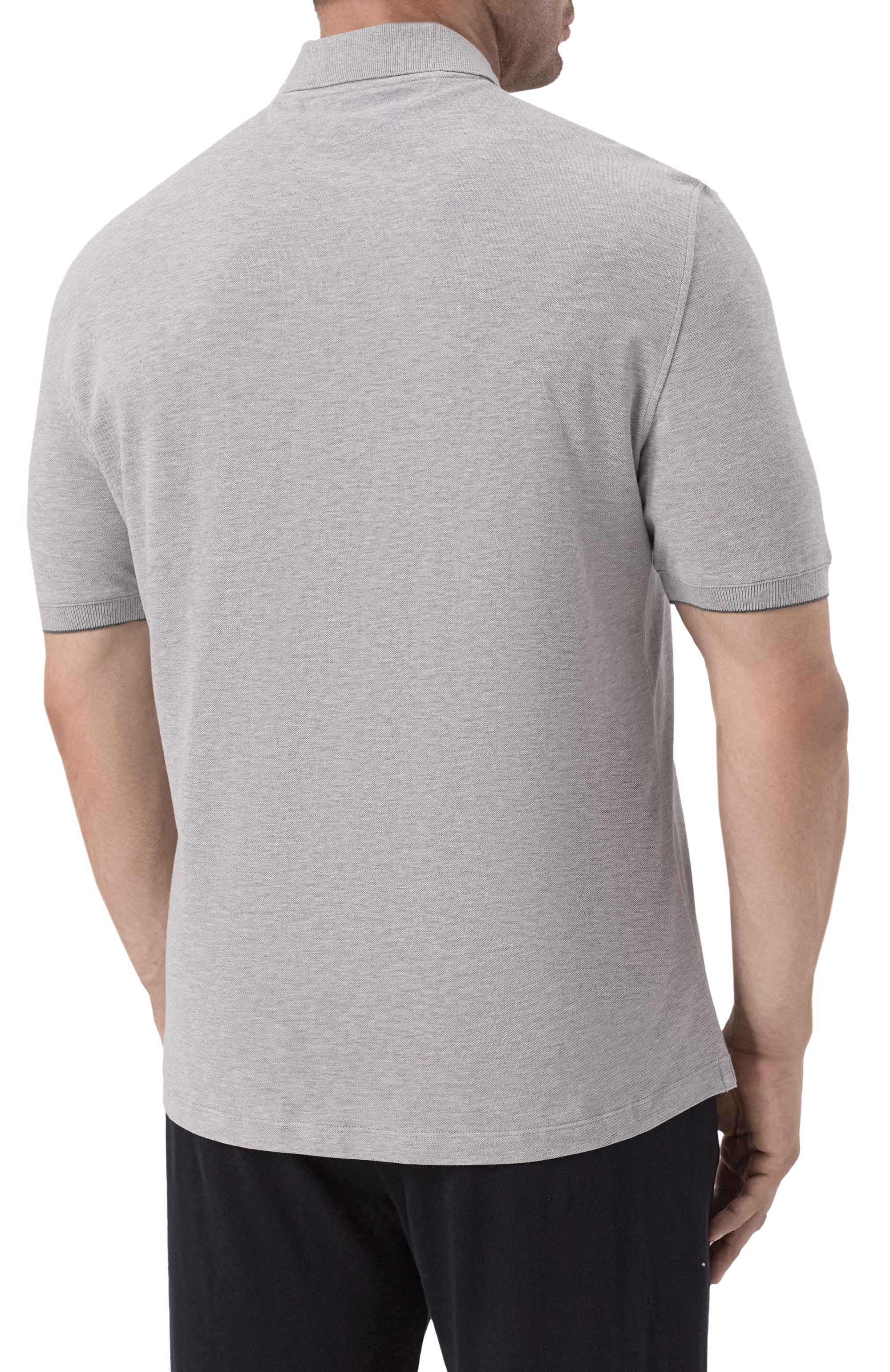 Хлопковое поло BRUNELLO CUCINELLI, арт. ME8548788, фото 4