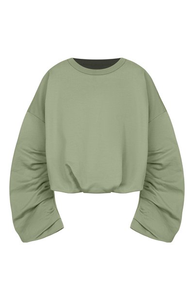 Женский хлопковый свитшот DRIES VAN NOTEN, арт. 131109/3611