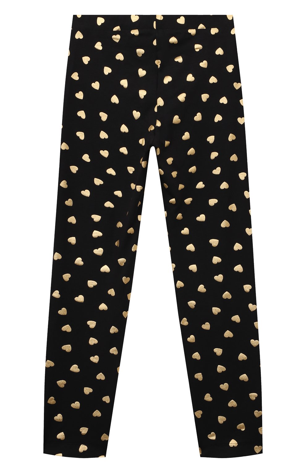 Хлопковые легинсы MOSCHINO черного цвета по цене 8710 руб., арт. HDP066/LBB3E/10-14, фото 2 Хлопковые легинсы MOSCHINO, арт. HDP066/LBB3E/10-14, фото 2