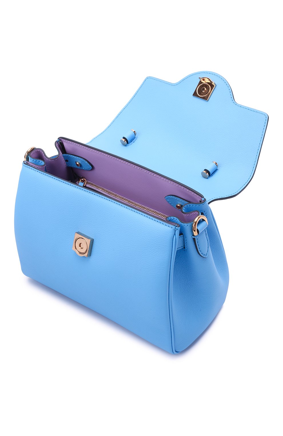 Сумка la medusa medium VERSACE голубого цвета по цене 318000 руб., арт. DBFI039/DVIT2T, фото 5 Сумка la medusa medium VERSACE, арт. DBFI039/DVIT2T, фото 5