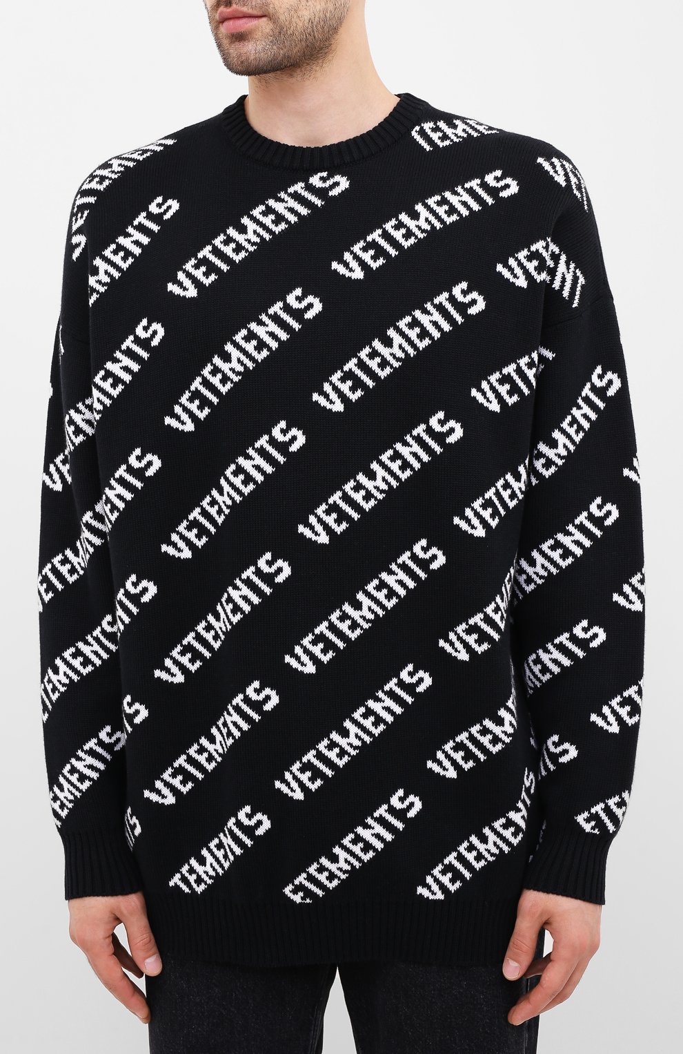 Свитер из хлопка и кашемира VETEMENTS, арт. UAH21KN047 1050/M, фото 3