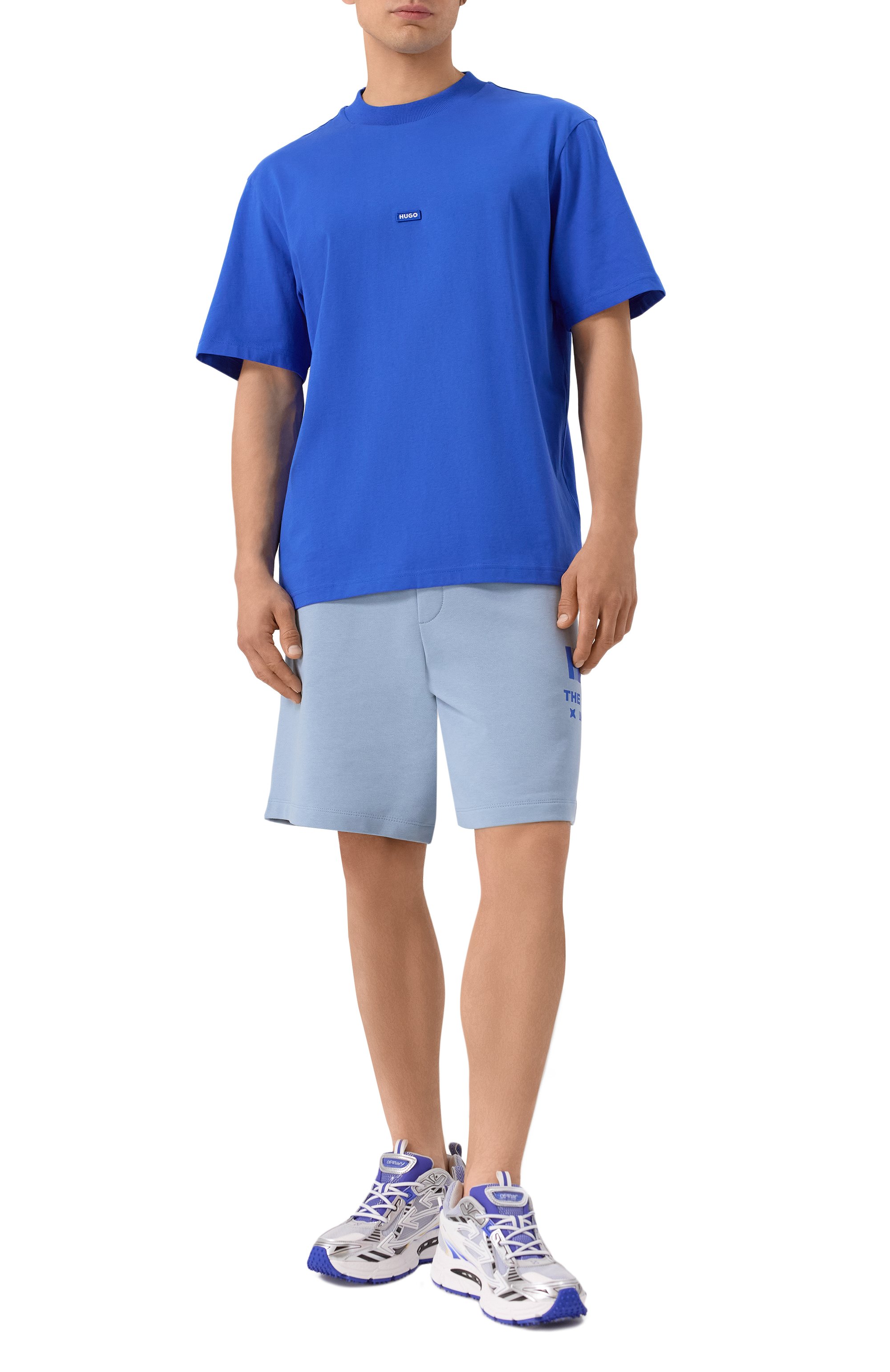Хлопковая футболка HUGO BLUE, арт. 50509991, фото 2