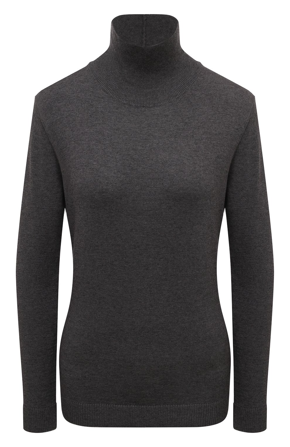 Водолазка из шелка и шерсти WEEKEND MAX MARA серого цвета по цене 25600 руб., арт. KIKU, фото 1 Водолазка из шелка и шерсти WEEKEND MAX MARA, арт. KIKU, фото 1