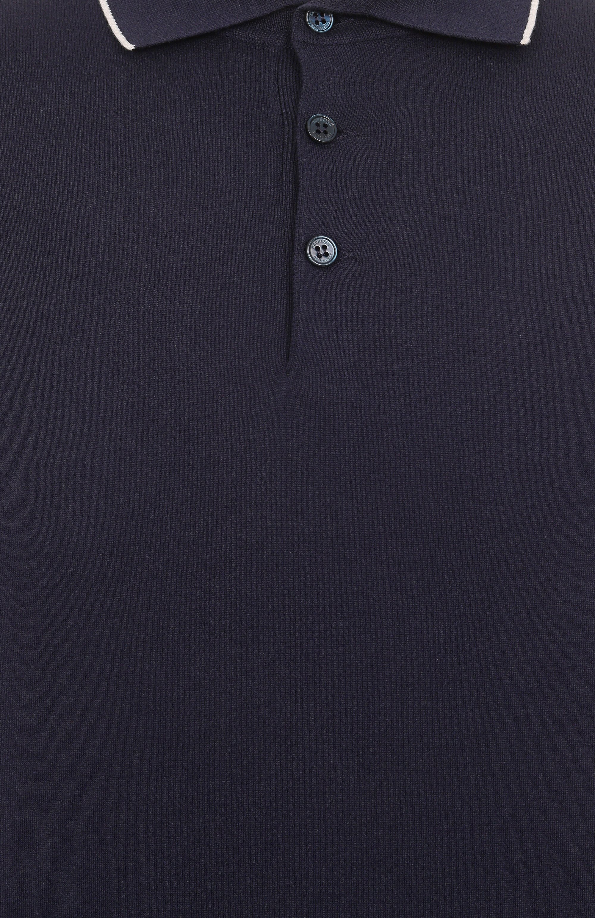 Хлопковое поло BRUNELLO CUCINELLI, арт. M29805205, фото 6